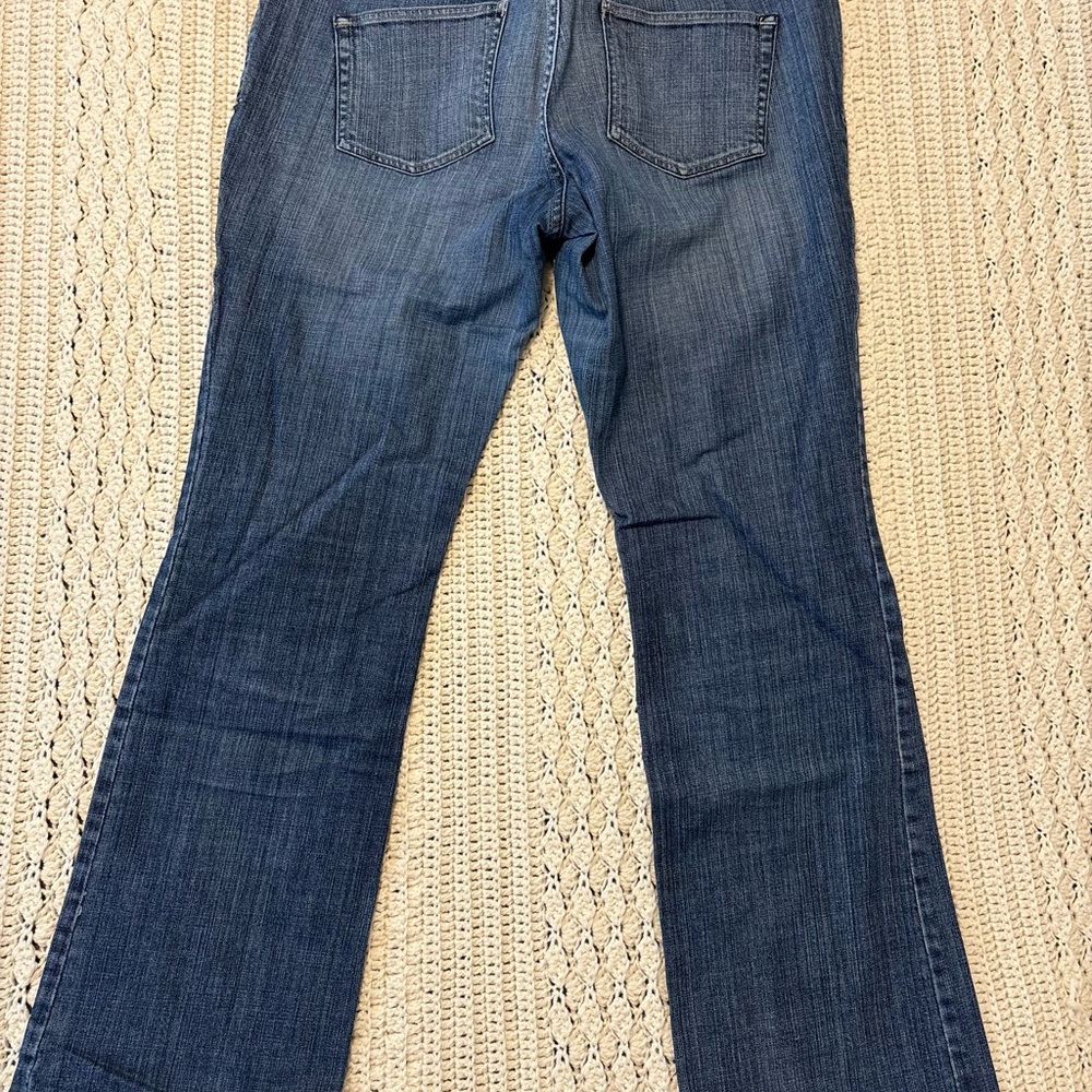Vintage Mossimo Premium Jeans Women's Sz. 12 Blue Bootcut Cotton Blend Denim - Picture 10 of 10